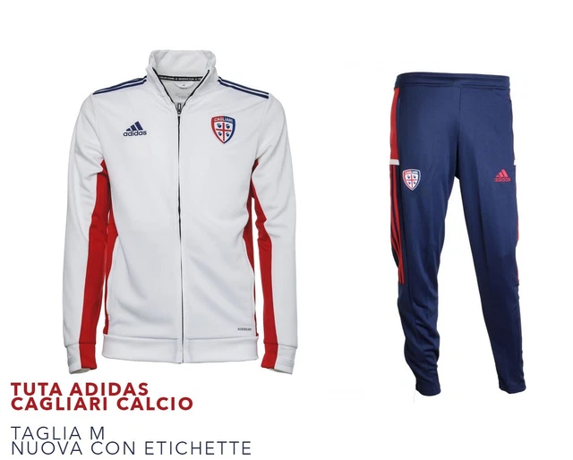 Adidas Cagliari Tuta Tracksuit Ufficiale Taglia M