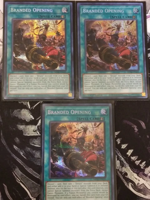 YuGiOh Branded Opening MP22 EN155 NM x3