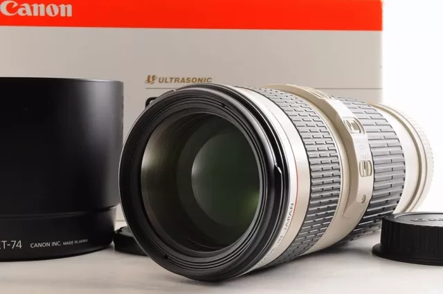 【ALMOST UNUSED TOP MINT+】CANON ZOOM LENS EF 70-200mm F/4 L IS USM IN BOX JAPAN