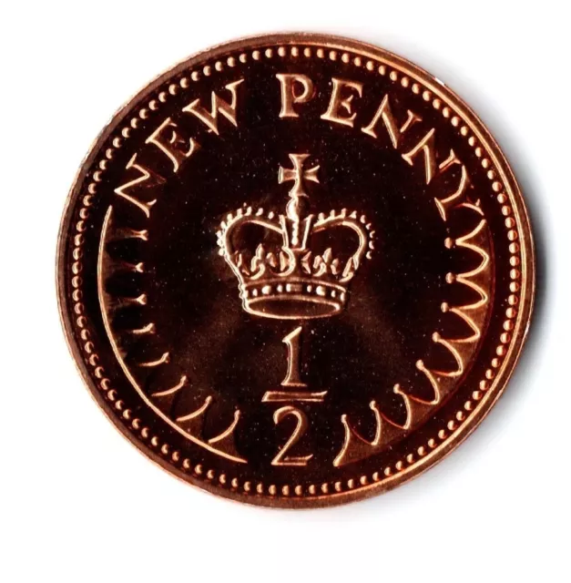 Royal Mint Proof 1/2p Half Penny 1972 1974 1976 1977 1978 1979 1983 or 1984