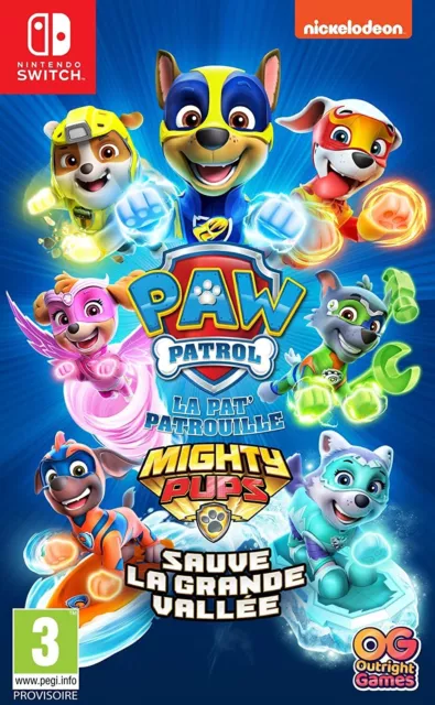 Paw Patrol La Pat Patrouille Mighty Pups Sauve La Grande Vallee Switch Euro Fr N