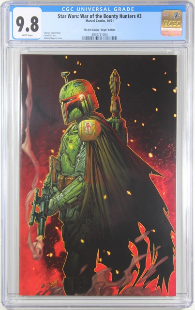 Star Wars: War Of The Bounty Hunters #3 (Jonboy Meyers Virgin) Cgc 9.8 Nm/M