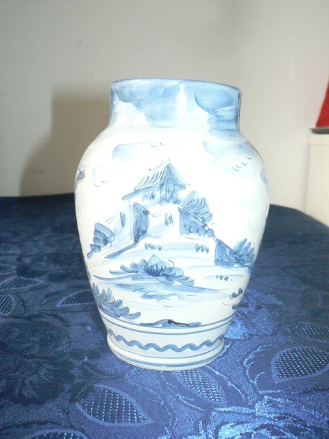 Pot Céramique Ancien Mga Albisola - Angelots - Pour Pièces Détachées / Non Fonctionnel