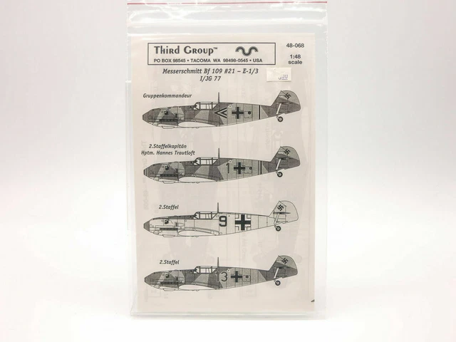 Third Group 48068 1/48 Messerschmitt BF109 E1 - 3