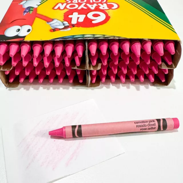 Crayola Bulk Crayons, Large Size - Carnation Pink
