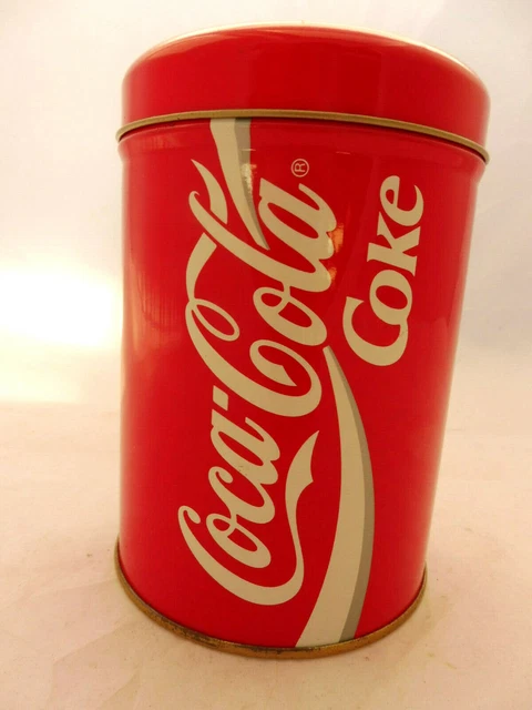 Boîte Métal Octogonale Coca-Cola 11 Cm X 11 Cm – 1989 – Originale – Occasion Propre