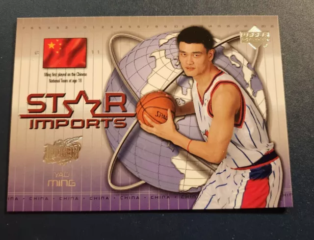 Yao Ming 2002 2003 Upper Deck Star Imports Series Mint ROOKIE Card #SI