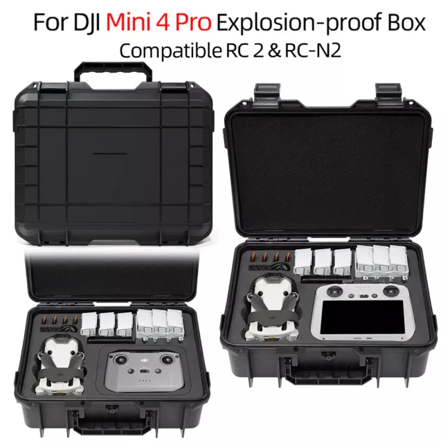 For DJI Mini 4 Pro Drone Accessories Carrying Case Explosion-proof Storage Box