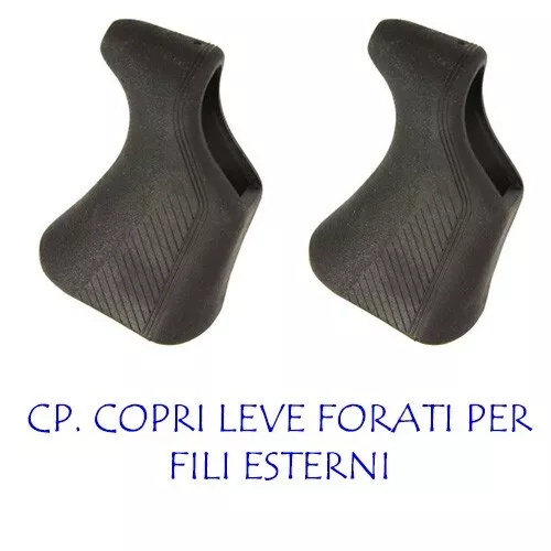 Coppia Ammortizzatori Forati / Coperture Leve Freno Bici Epoca - Sport - Corsa