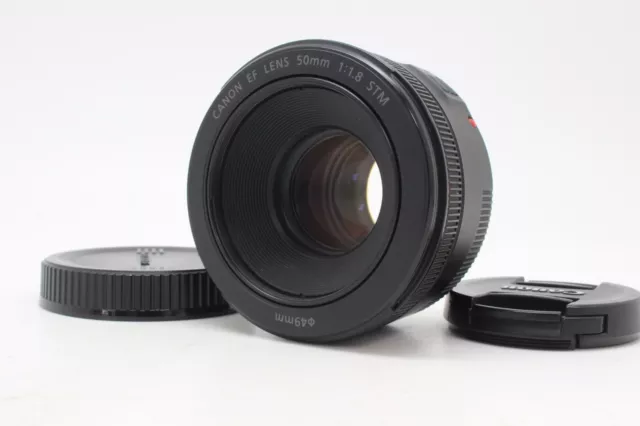 【 MINT 】 CANON EF 50mm F1.8 STM AF Standard Lens For EOS Mount From JAPAN