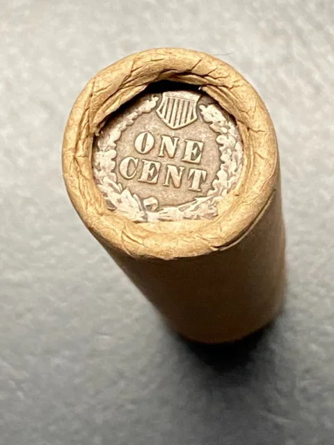 Lincoln Wheat Cent Roll One Side Indian Head Cent Ender 1909-1958
