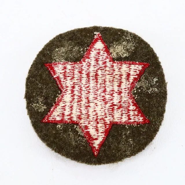 Pre WWII US Army 6th Infantry Patch Variation #21 B 7