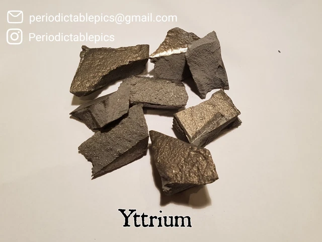 25g Yttrium Metal Element 99.9%