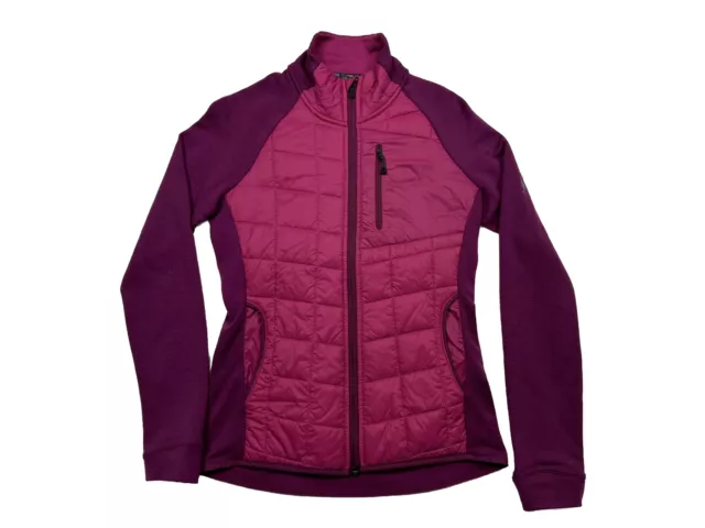 Smartwool PhD Smartloft Divide Women’s Sz S Small Pink Magenta Jacket Full Zip