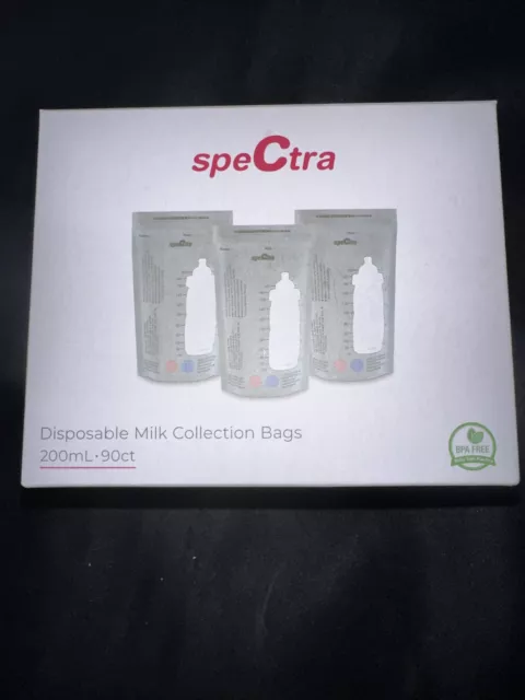 SpeCtra Natural Nursing disposable Collection Bags 200mL 90CT