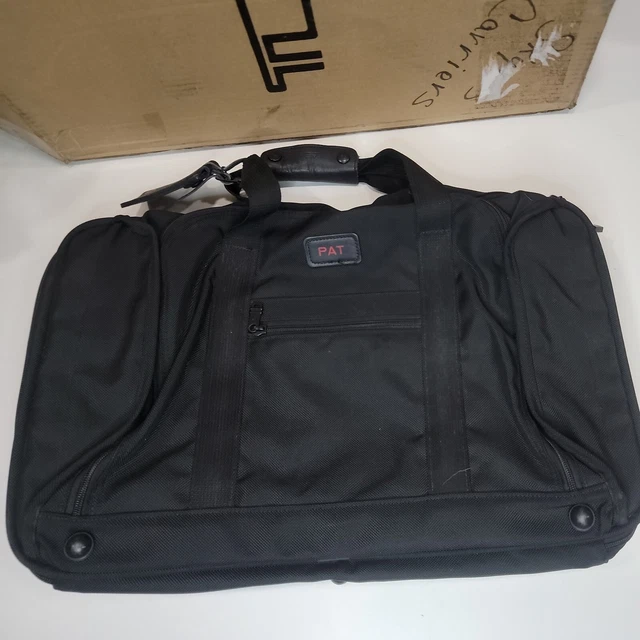 Tumi Black Ballistic Nylon 21" 3 Zip Expandable Carry On Weekend W Orig Box EUC