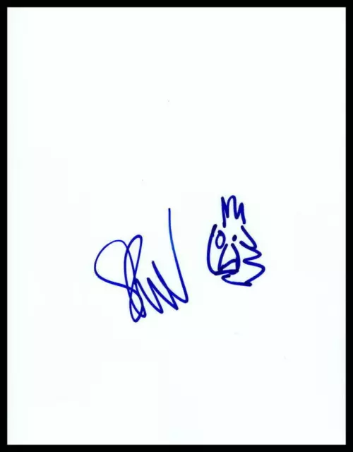 Seth Green Hand Drawn Signed Autograph Original Art Robot Chicken Sketch - Rare!