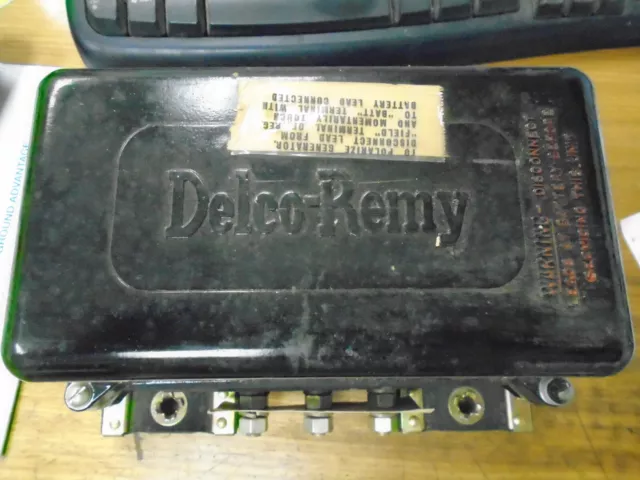 NOS1 Vintage Delco Remy Military 24 Volt Voltage Generator Regulator p/n: 118617