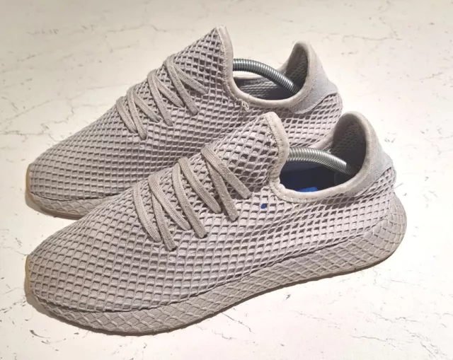 ADIDAS ORIGINAL DEERUPT Runner Grey Mens Trainers UK Size 9