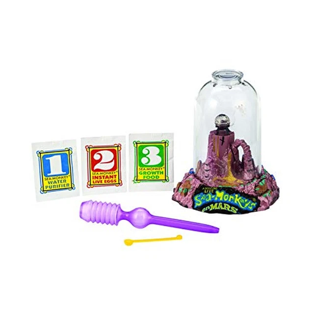 Sea Monkey's aquarium pet interactive kit monkeys on mars magic castle toy tank 2