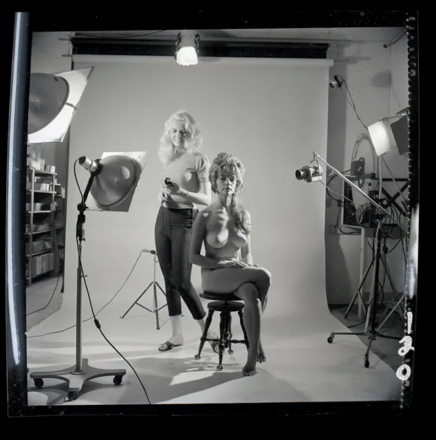 Vintage ‘58 Nude Bunny Yeager Self Portrait Camera Negative Seductive 25 46 85 Picclick