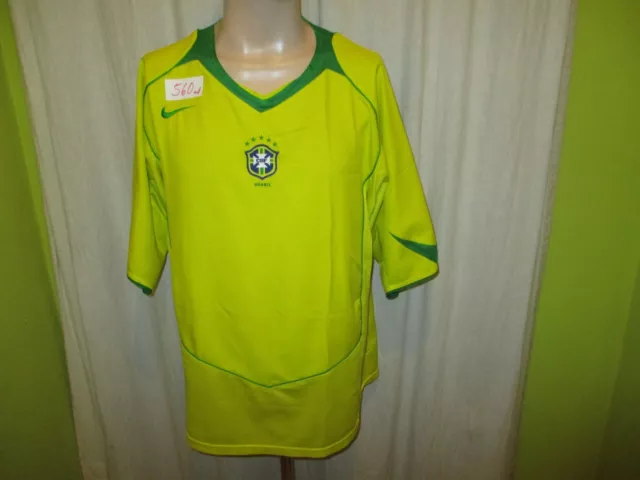 Brasilien "CBF" Nr.560 Original Nike WM Qualifikation Trikot 2004-2005 Gr.XXL