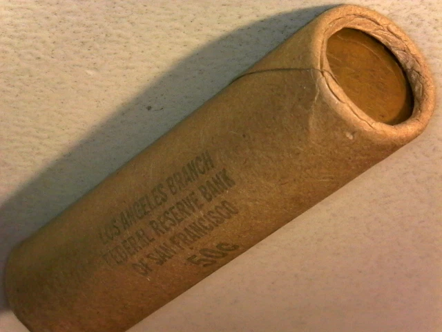 $$(1)-- FRSF!!- Vintage -OBW-  Lincoln Wheat Cents- Penney Roll! V.D.B./1953/D