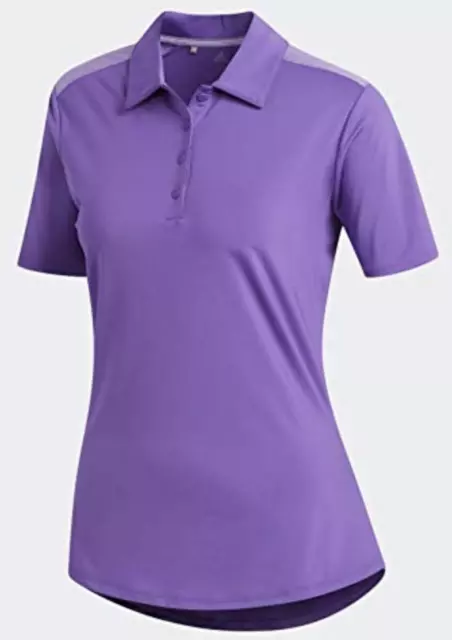 Adidas Damen Golf Ultimate 365 kurzärmlig Polo - lila - XS UK4-6 - Neu