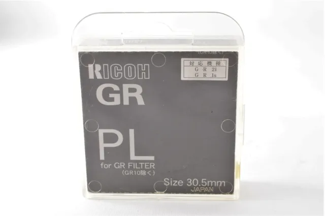 [Exc+5] Ricoh GR Compact Camera 30.5mm PL Filter From JAPAN