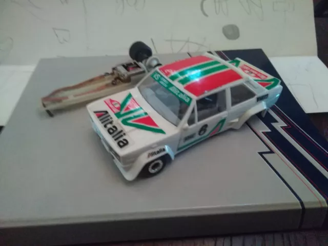 Fiat 131  rally  Slot Polistil   champion 1/32