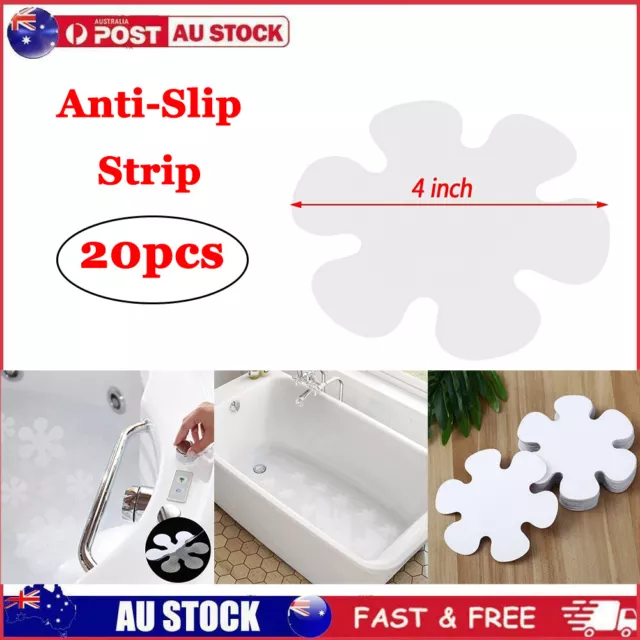 20PCS Non-Slip Bath Grip Stickers Shower Floor Safety Tapes Anti Skid Strips AU