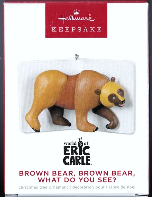 BROWN BEAR BROWN Bear What Do You See Book Hallmark Christmas Ornament