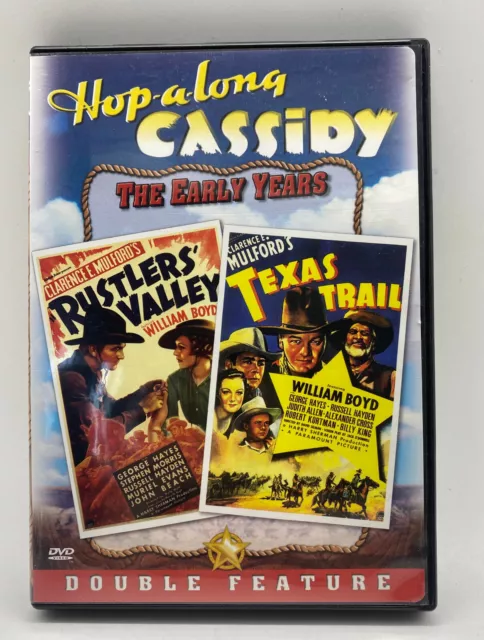 Hop-a-long Cassidy: Rustler’s Valley & Texas Trail (1937), Used DVD