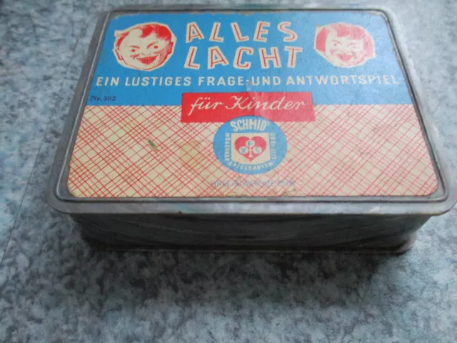 Altes Kartenspiel aus den 50-ern Schmidt Spiele  " Alles Lacht " Kinderspiel