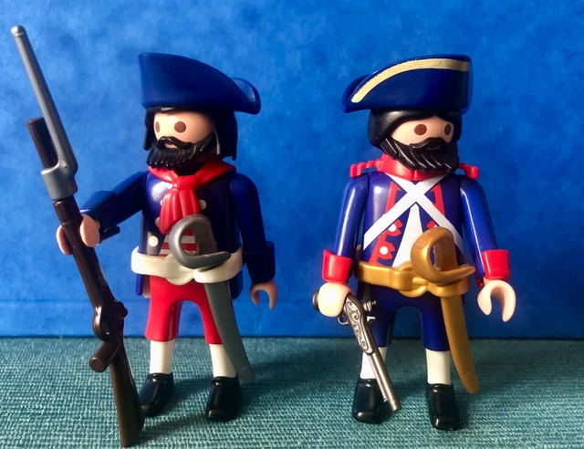 Playmobil Vintage Color 3607 - Lot De Soldats D'infanterie - Moyen-Âge - Occasion