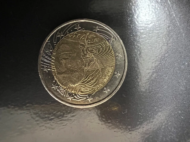 Pièce très rare de 2 euros - Commémorative république française Simone Veil 2018