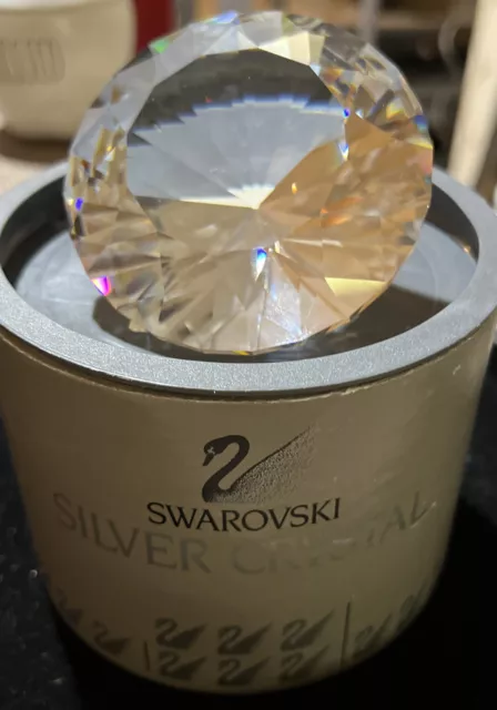 Swarovski Silver Crystal Chaton Large (7433NR80) Made in Austria - BNIB