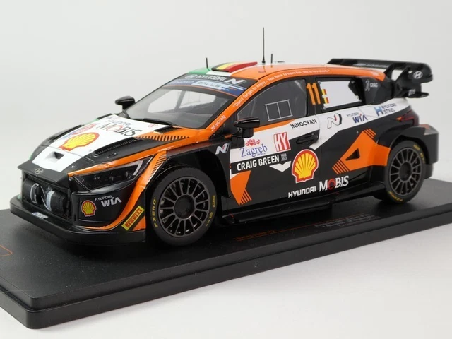 IXO HYUNDAI I20 N Rally1 #11 Neuville Rally Croatia 2023 1/18 18RMC160A IXO HYUNDAI I20 N Rally1 #11 Neuville Rally Croatia 2023 1/18 18RMC160A