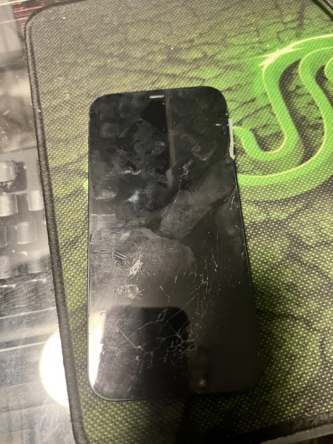 Apple iPhone 12 - 64GB - Black Unknown Icloud Status For Parts Doesnt Turn On Apple iPhone 12 - 64GB - Black Unknown Icloud Status For Parts Doesnt Turn On