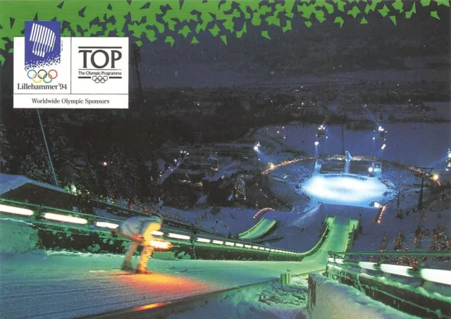 1994 Winter Olympics, Lillehammer original postcard.
