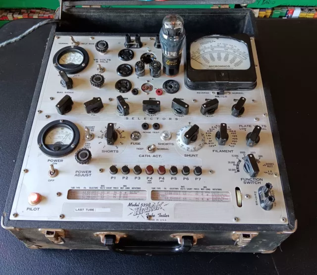 Hickok 539B Vintage Vacuum Tube Tester." For Repair".