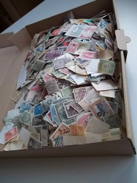 TURKEY KILOWARE MOSTLY OLDER & CLASSIC BOX FULL SEVERAL THOUSAND PIECES s. Photos