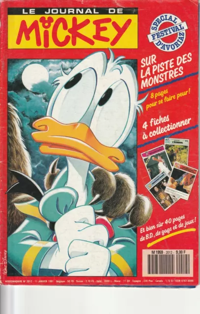 JOURNAL DE MICKEY - SERIE 2000 - 1991 / 1992 - a choisir