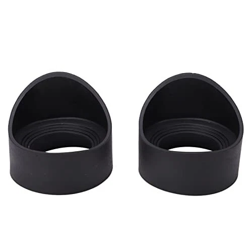 Tefola Microscope Eyepiece Eyeshields, 2pcs Microscopes Rubber Eyecups New