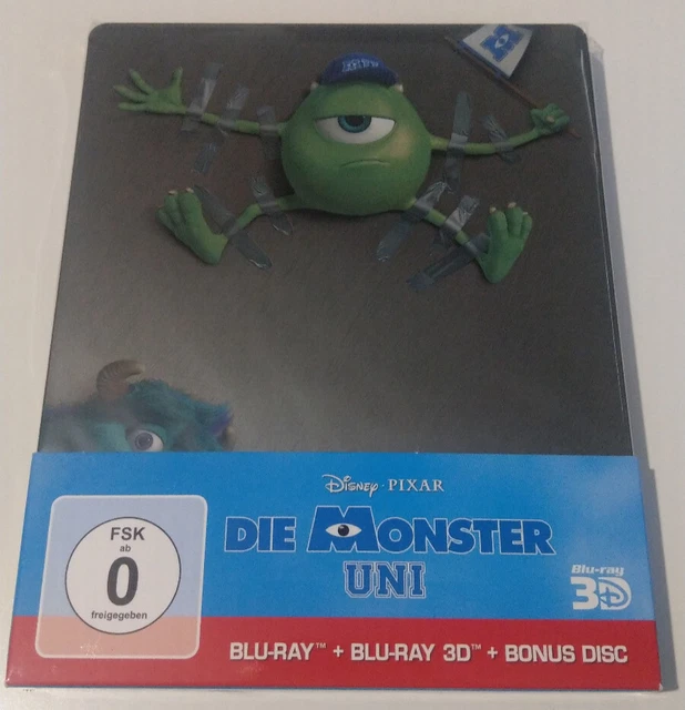 Disney's Die Monster-Uni 3D+2D Blu-ray Steelbook NEUWERTIG