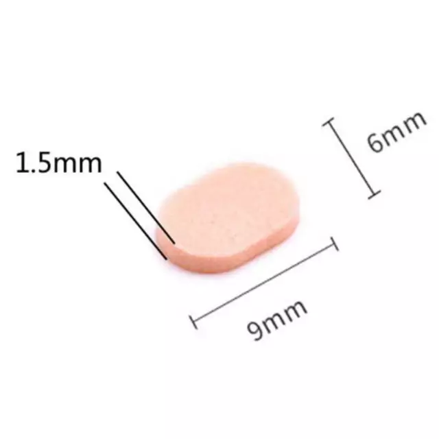 8~160PCS Anti-Slip Stick On Nose Pads EVA Foam For Eye Glasses Sunglasses 3