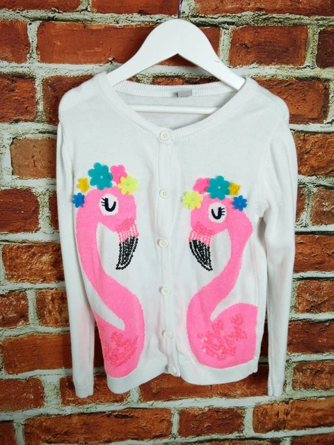 Gilet Cardigan Ragazza Età 5-6 Anni Zara Next M&S Ecc. Flamingo 116Cm 2