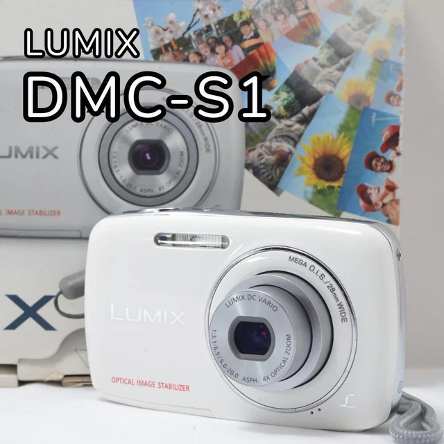 LUMIX DMC-S1 WHITE Compact Digital Camera Tested [No English Menu