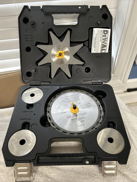 DEWALT 8 in. 24 Tooth Stacked Dado Set DW7670 New