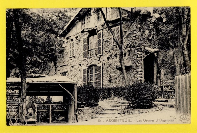 cpa SILVEREUIL Val d'Oise CAVE du HOLE SAND Rue du MOULIN d'OGEMONT Games
